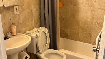 Towels, soap, toilet paper