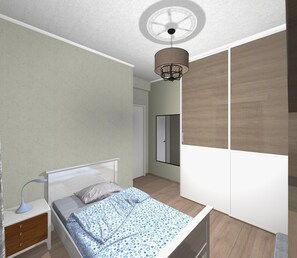 1 chambre, Wi-Fi gratuit, draps fournis