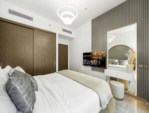 1 bedroom, iron/ironing board, WiFi, bed sheets - Downtown 1B Burj Khalifa Infinity Pool Dubai Mall (Dubai)