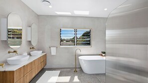 Towels, soap, shampoo