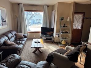 TV connectée, cheminée