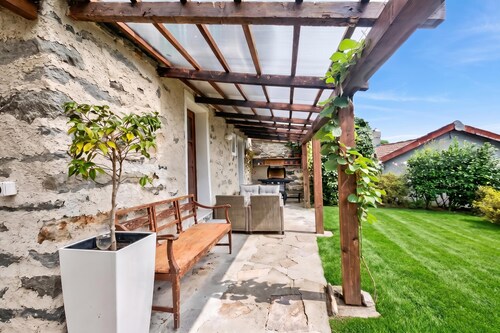 La Canonica Centovalli with Balconies and Garden, Camedo, Switzerland