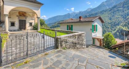 La Canonica Centovalli with Balconies and Garden, Camedo, Switzerland