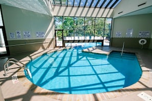 Indoor pool, a heated pool