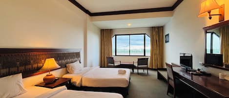 Superior Single Room, 2 Bedrooms, Non Smoking, River View | Iron/ironing board, free WiFi, bed sheets