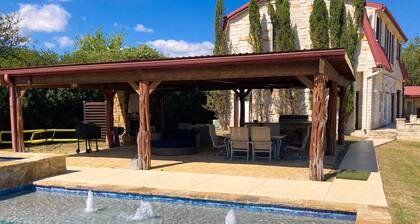 4-bedroom spacious home with guest house & pool, located on 9 acres of land