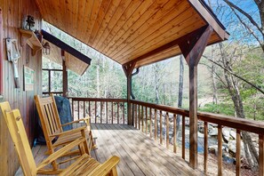 Property grounds - Cozy cabin retreat, private setting, surrounded by nature (Boone)