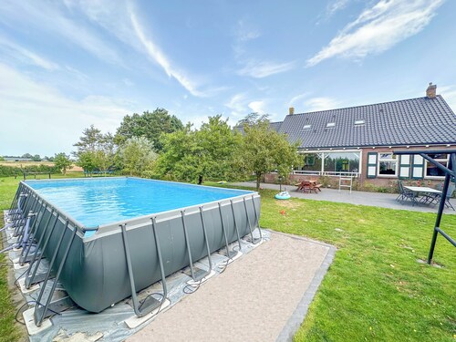 Beautifully detached home with a swimming pool