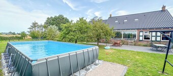 Beautifully detached home with a swimming pool