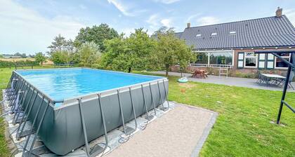 Beautifully detached home with a swimming pool