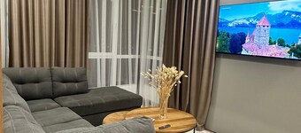 Luxury two-room apartment with breathtaking mountain and Mega Mall views