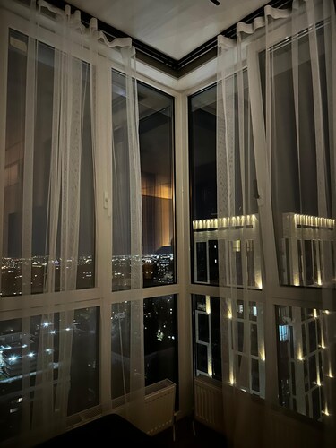 Luxury two-room apartment with breathtaking mountain and Mega Mall views