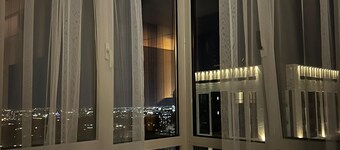 Luxury two-room apartment with breathtaking mountain and Mega Mall views