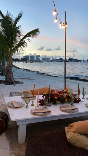 Opções para refeição ao ar livre