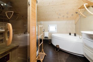 Dusche, Whirlpool, Haartrockner