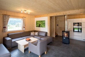 TV connectée, cheminée