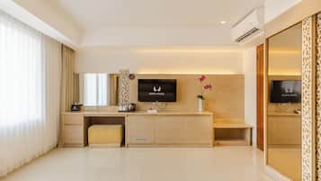 Deluxe-rum | Minibar, skrivbord, ljudisolering och gratis wi-fi