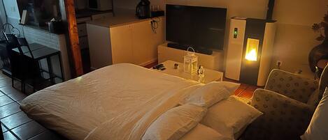 1 habitación, tabla de planchar con plancha y acceso a internet