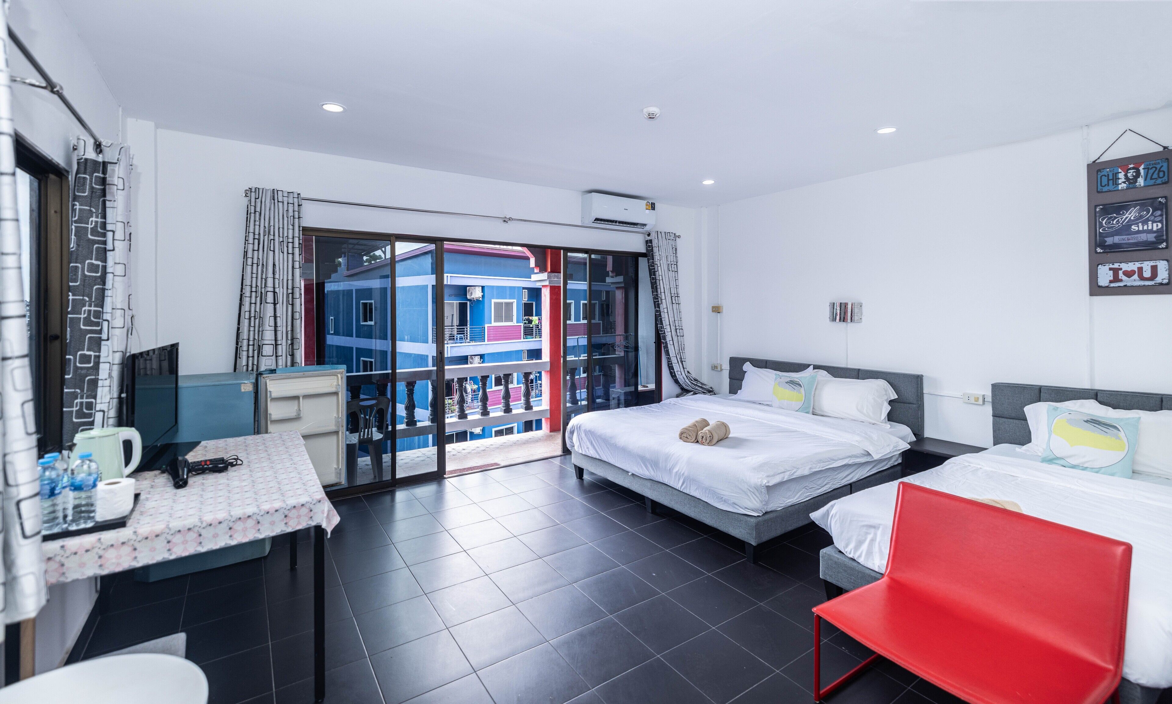 Comfort Triple Room, Balcony, City View | Down duvets, in-room safe, blackout curtains, free WiFi