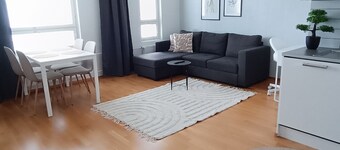 Easy going apartment at city center! Private sauna, Wi-Fi and free parking hall