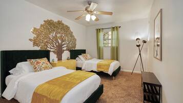 6 chambres, bureau, Wi-Fi gratuit, draps fournis