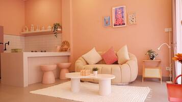 Deluxe Studio Suite, 1 Katil Raja (King) | Ruang tamu