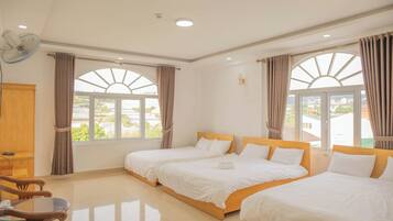 Triple Room, Lanai, City View | Desk, laptop workspace, free WiFi