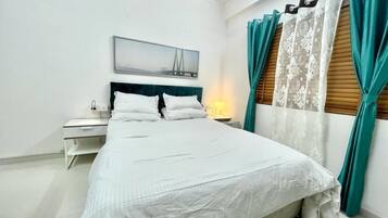 1 chambre, fer et planche à repasser, Wi-Fi, draps fournis