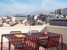 Apartamento, 1 quarto, terraço | Terraço/pátio
