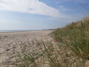 Enjoy a serene beach experience with access to the ocean.