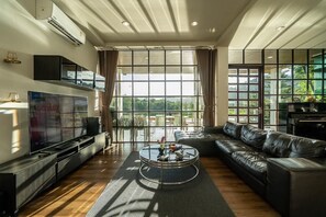 Family Villa, Mountain View | Living area | Flat-screen TV - Khaoyai Valley 5 (Pak Chong)