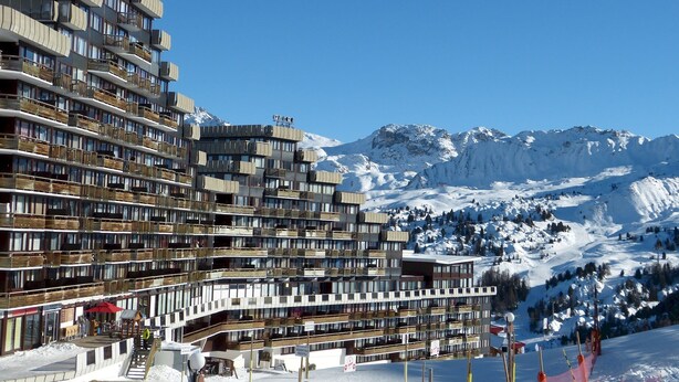 Exterior - travelski home select - Vue Pistes - Studio cabine 3/4 personnes Etoile F16 (La Plagne)