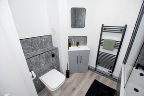 Hair dryer, towels