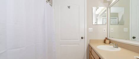 Shower, hair dryer