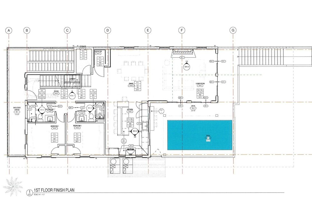 Oceanfront beach house, elevator to 1st floor, elevated pool, dog