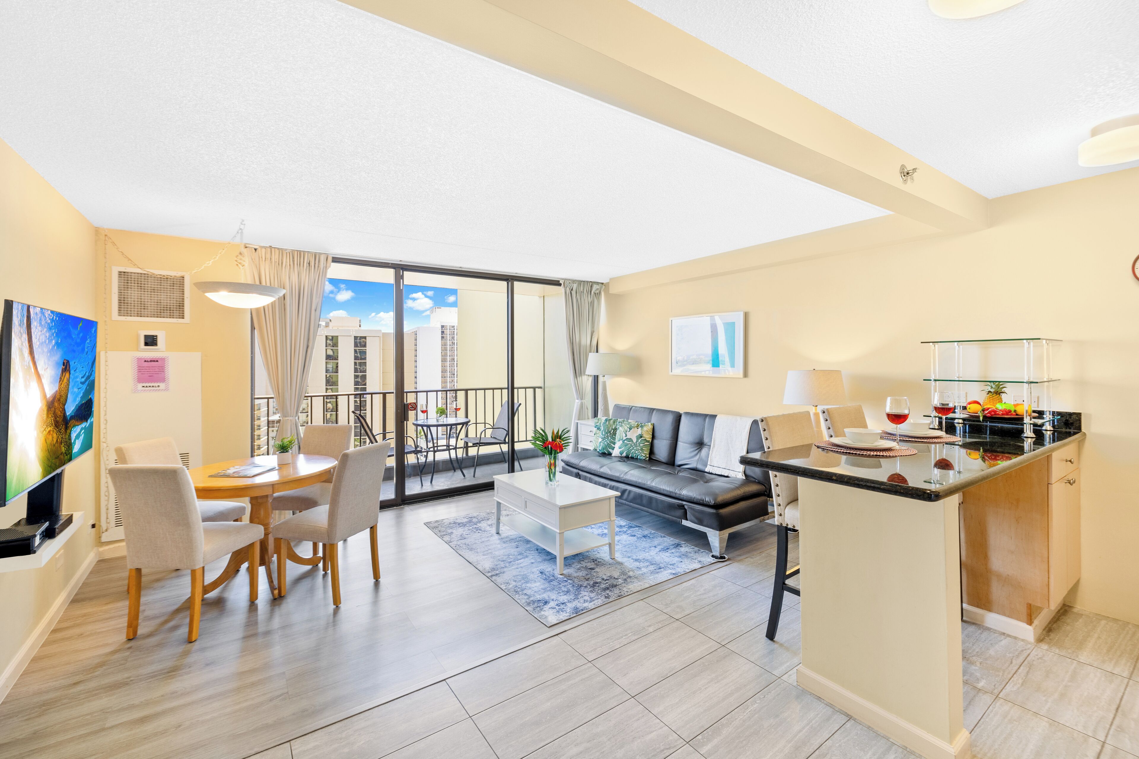 Condo, 1 Bedroom, Ocean View (1 Bedroom) | Living area