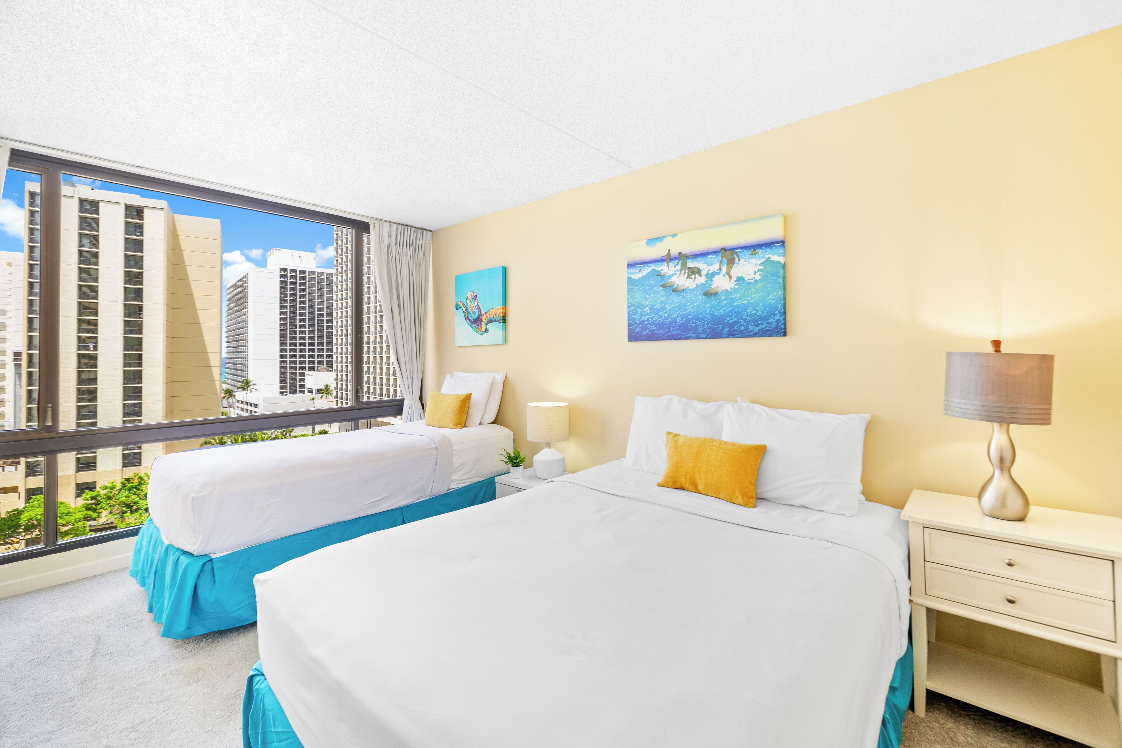 شقة - منظر للجبل (1 Bedroom) | 1 غرفة نوم وأغطية فراش متميزة ومكواة/لوح كي وواي فاي مجانًا