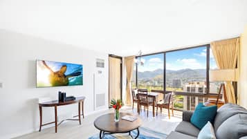 Căn hộ, quang cảnh núi (1 Bedroom) | Khu phòng khách