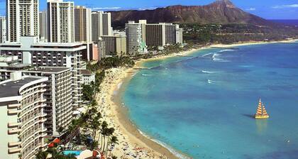 Waikiki Sunset Close to Beach with Parking