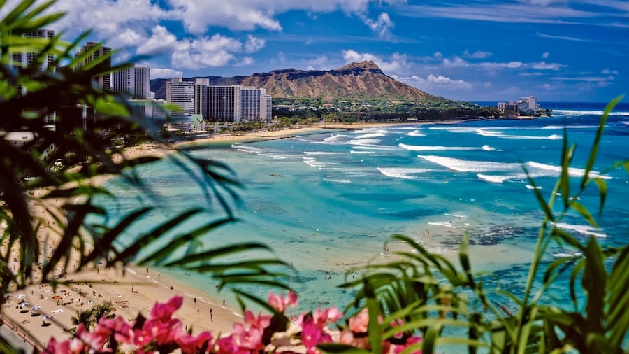 Waikiki Sunset 2 bedroom with Diamond Head View and Parking