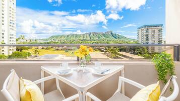 Condo família, 2 quartos, sacada, vista para a montanha (0111) | Terraço/pátio