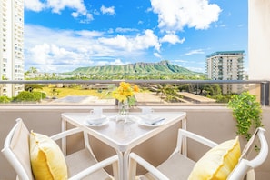 Familjelägenhet - 2 sovrum - balkong - utsikt mot bergen (0111) | Terrass/Patio