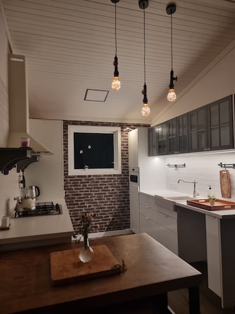 Cuisine privée. Private cabin on 5 acres with WiFi, AC & pet friendly