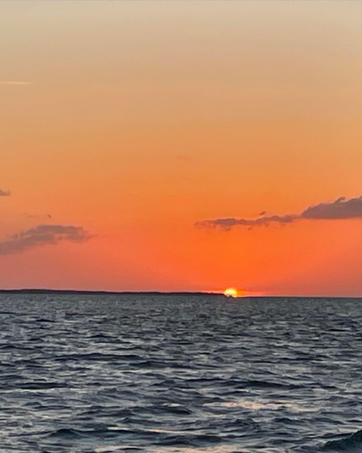 Sunset from the water