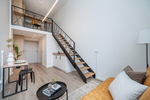 Living area - L-size Loft Coliving (Vilnius)