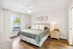 2 bedrooms, iron/ironing board, travel crib, WiFi