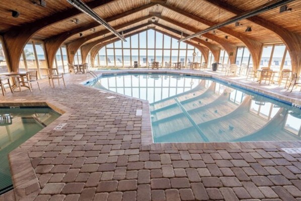 Indoor pool, a heated pool