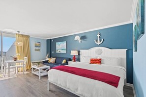 1 slaapkamer, een strijkplank/strijkijzer, wifi, beddengoed