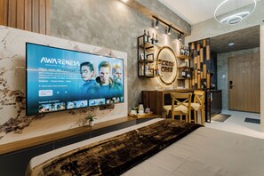 1 soverom, strykejern/-brett, wi-fi og sengetøy