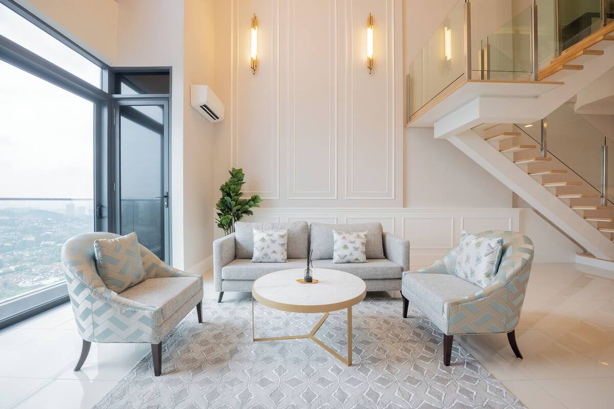 Duplex, City View | Living area
